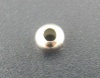 Picture of Alloy Spacer Beads Ball Silver Tone About 5mm Dia, Hole:Approx 1.8mm, 300 PCs