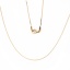 Picture of 1 Piece Vacuum Plating 304 Stainless Steel Link Chain Necklace For DIY Jewelry Making S-shape Gold Plated 50.5cm(19 7/8") long, Chain Size: 1mm