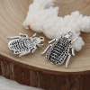 Picture of Zinc Based Alloy Charms Insect Animal Antique Silver 24mm(1") x 20mm( 6/8"), 30 PCs