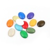 Picture of Glass Dome Seals Cabochon Oval Flatback At Random 25mm(1") x 18mm( 6/8"), 20 PCs