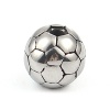Bild von 304 Edelstahl Guss Perlen Fußball Antiksilber ca. 8mm D., Loch: ca. 2mm, 2 Stück