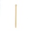 Immagine di Ottone Ciondoli Sbarra Oro Placcato 53mmx 4mm, 5 Pz