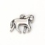 Bild von 304 Edelstahl Guss Charms Pferd Silberfarbe 16mm x 13mm, 2 Stück