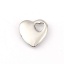 Imagen de 316L Acero Inoxidable Colgantes Charms Corazón Tono de Plata 15mm x 15mm, 1 Unidad” 