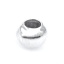 Immagine di Ottone Perline Tondo Argento Placcato Come 2mm Dia, Foro: circa 0.8mm, 300 Pz