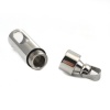 Imagen de 316L Acero Inoxidable + Cristal Cremación Pet Ash Urn Colgantes Cilíndrico Tono de Plata Hueco 55mm x 13mm, 1 Unidad” 