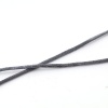 Изображение Полиэстер Плетеные Шнуровое Ожерелье - Шнур Серый 48.5см длина, 10 ШТ