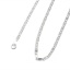 Picture of 304 Stainless Steel Link Chain Necklace Oval Silver Tone 50cm(19 5/8") long, Chain Size: 6x2mm( 2/8" x 1/8"), 3 PCs