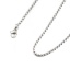 Picture of 304 Stainless Steel Lantern Chain Necklace Silver Tone 59cm(23 2/8") long, Chain Size: 2mm( 1/8"), 2 PCs
