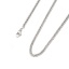 Immagine di 304 Acciaio Inossidabile Catena Singolare Collana Tono Argento Ritorto 60cm Lunghezza, Dimensione della Catena 3x3mm, 1 Pz