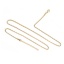 Picture of Stainless Steel Box Chain Necklace Gold Plated 60.5cm(23 7/8") long, Chain Size: 2mm( 1/8"), 1 Piece
