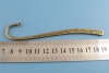Immagine di Lega di Zinco Segnalibro Curva Tono del Bronzo Fiore Disegno Lunghezza 12.2cm 6 Pz