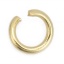 Picture of 0.7mm 304 Stainless Steel Open Jump Rings Findings Gold Plated 4mm( 1/8") Dia., 200 PCs