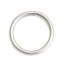 Picture of 10 PCs 30mm Dia., 3mm 304 Stainless Steel Open Jump Rings Findings For Jewelry Making Silver Tone Round
