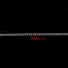 Изображение Ожерелья из Цепочек Посеребренный, Снаряженные Цепи 4x3мм, 59.5см длина, 4x3мм 1 Пакет （ 12 ШТ/Пачка)