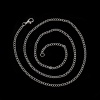 Изображение Ожерелья из Цепочек Посеребренный, Снаряженные Цепи 4x3мм, 59.5см длина, 4x3мм 1 Пакет （ 12 ШТ/Пачка)