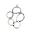 Immagine di Ottone Ciondoli Irregolare Argento Antico 30mmx 23mm, 2 Pz