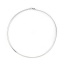 Bild von 304 Edelstahl Choker Halskette Silberfarbe 45.3cm lang, 1 Stück