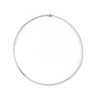 Picture of 304 Stainless Steel Collar Neck Ring Necklace Silver Tone 45.5cm(17 7/8") long, 1 Piece