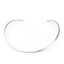 Bild von 304 Edelstahl Choker Halskette Silberfarbe 42.5cm lang, 1 Stück