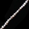 Immagine di Naturale Perla Perline Irregolare Nero 7mm x 6mm - 6mm x 5mm, Lunghezza: 36cm, 5 Fili (Circa 60 Pz/Treccia)