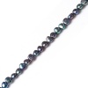 Picture of Natural Pearl Beads Irregular Black 7mm x 6mm - 6mm x 5mm, 36cm long, 5 Strands (Approx 60 PCs/Strand)