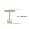 Picture of Wood Jewelry Displays T-shaped Natural 13.3cm x 9.3cm , 1 Piece
