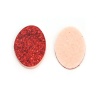 Picture of Nonwovens Felt Oil Diffuser Pads Oval Red Glitter 22mm x 14mm, 50 PCs
