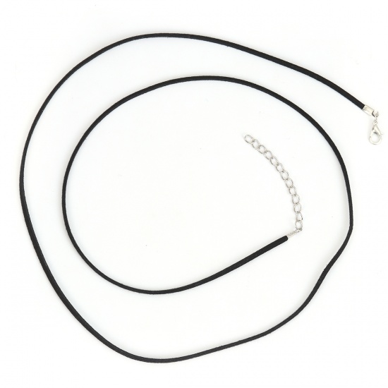 Imagen de Collares Terciopelo ,Negro y84.5cm de longitud, 10 Unidades