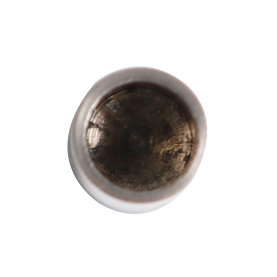 Immagine di 304 Acciaio Inossidabile Connettore di Collana Cilindrico Tono Argento 21mm x 3mm, 1 Pz