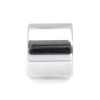 Immagine di 304 Acciaio Inossidabile Colata Perline Cilindrico Tono Argento 10mm x 8mm, Buco: Circa 6.6mm, 1 Pz