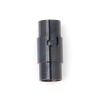 Picture of 1 Piece Eco-friendly PVD Vacuum Plating 304 Stainless Steel Magnetic Clasps Cylinder Black 18mm x 8mm