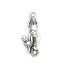 Picture of Zinc Based Alloy Ocean Jewelry Charms Octopus Antique Silver 25mm x 10mm, 1000 PCs