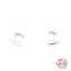 Immagine di Argento Sterling Orecchini a Perno Argento Luna Stella 6mm x 5mm, Posta / Filo Dimensione: (21 misura), 1 Paio