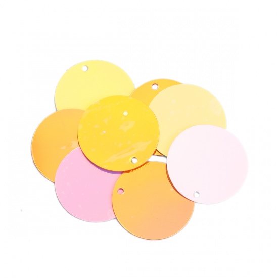Picture of PVC Charms Round At Random 19mm Dia., 100 Grams (Approx 1000 PCs)