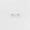 Picture of Sterling Silver Spacer Beads Round Silver About 5mm Dia., Hole:Approx 1.7mm, 1 Gram (Approx 5-6 PCs)