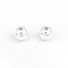 Picture of Sterling Silver Spacer Beads Round Silver About 6mm Dia., Hole:Approx 1.7mm, 1 Gram (Approx 2-3 PCs)