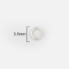 0.6mm スターリングシルバー 丸カン 丸カン 円形 シルバー 3.5mm 直径、 1 グラム （約 37-38 個） の画像