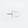 Immagine di 0.8mm Argento Sterling Aperto Stile Anello di Salto Tondo Argento 4.5mm Dia., 1 Grammo ( Circa 16-17 Pz)