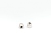 Picture of Sterling Silver Spacer Beads Round Silver About 2.5mm Dia., Hole:Approx 1.1mm, 1 Gram (Approx 35-36 PCs)
