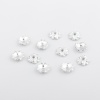 Picture of Sterling Silver Beads Caps Flower Silver (Fit Beads Size: 10mm Dia.) 6mm x 6mm, 1 Gram (Approx 3-4 PCs)