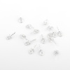 Picture of Sterling Silver Pearl Pendant Connector Bail Pin Cap Silver 7mm x 2.7mm, 1 Gram (Approx 15-16 PCs)