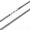 Picture of 316 Stainless Steel Men Necklace Silver Tone 61cm(24") long, 1 Piece
