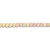 Bild von (Klasse B) Hämatit ( Natur ) Perlen Herz Hellgelb AB Farbe ca. 6mm x 6mm, Loch:ca. 1mm, 41cm - 40.5cm lang, 1 Strang (ca. 83 Stück/Strang)