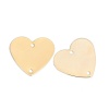 Picture of Copper Connectors Heart 18K Real Gold Plated 19mm x 17mm, 15 PCs