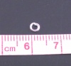 0.5mm 合金 丸カン 丸カン 円形 銀メッキ 3mm直径、 4000 個 の画像
