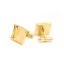 Immagine di Ottone Camicia Basi Oro Placcato Quadrato Basi per Cabochon (Adatto: 18mm x 18mm) 28mm x 19mm, 6 Pz