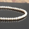 Image de ( Naturel ) Perles de Culture d'Eau Douce Perles Ovale Blanc, 7mm x 6mm, Taille de Trou: 1mm, 36.5cm Long, 1 Enfilade (Env. 60 Pcs/Enfilade)