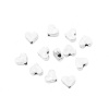 Picture of Zinc Based Alloy Spacer Beads Heart Antique Silver 7mm x 6mm, Hole: Approx 1.6mm, 100 PCs