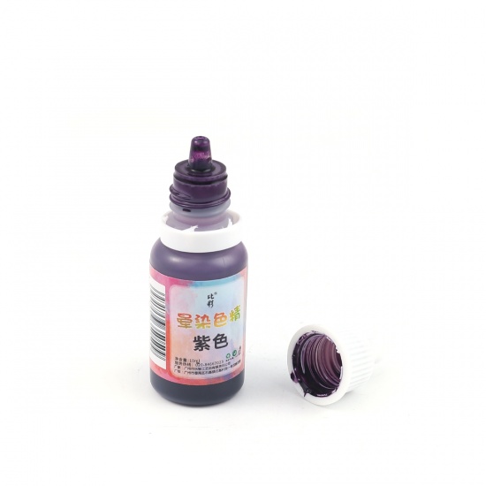 Immagine di ( 10ml ) Colorante Liquido Epossidico Di Cristallo Colore Viola 6.1cm x 2.1cm, 1 Pz